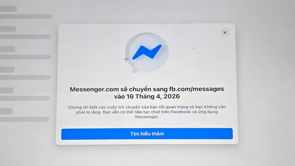 Meta sắp đóng cửa trang Messenger.com